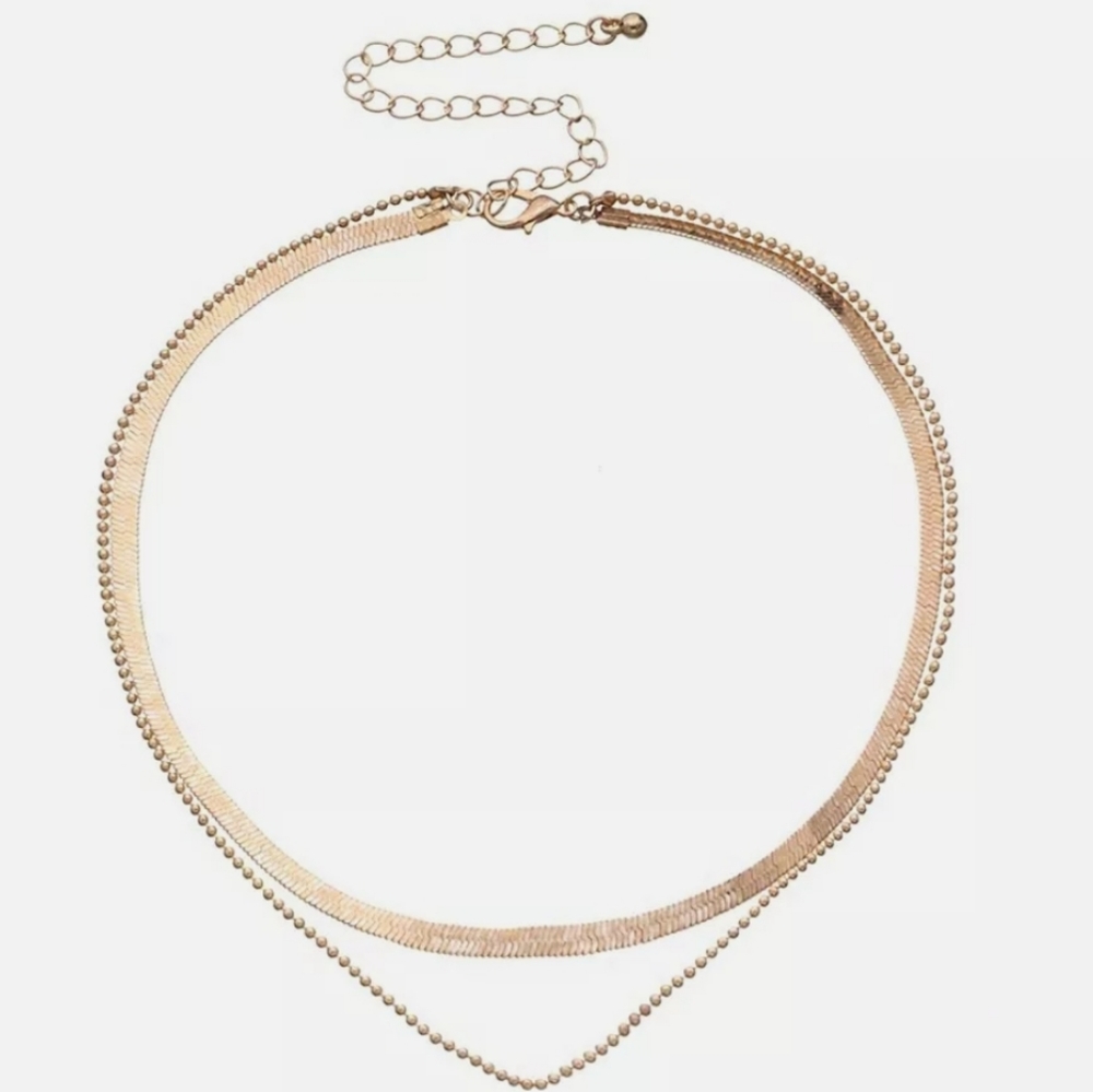 Boho Women Multi-layer Long Chain Pendant Crystal Choker Necklace - Picture 2 of 2